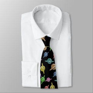 FLYING SAUCER UFO PATTERN  by Jetpackcorps Tie