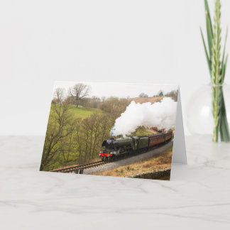 Flying Scotsman at Goathland Card