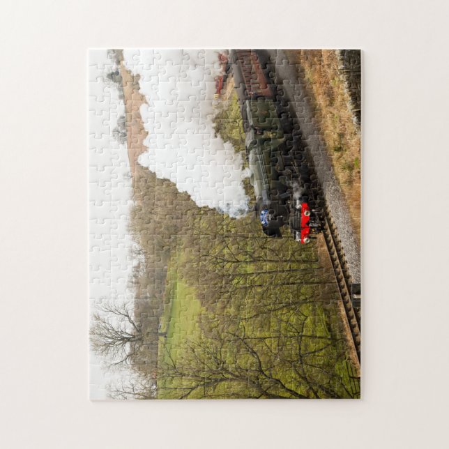Flying Scotsman at Goathland Jigsaw Puzzle (Vertical)