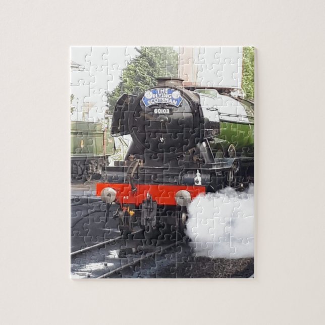 Flying scotsman jigsaw puzzle (Vertical)