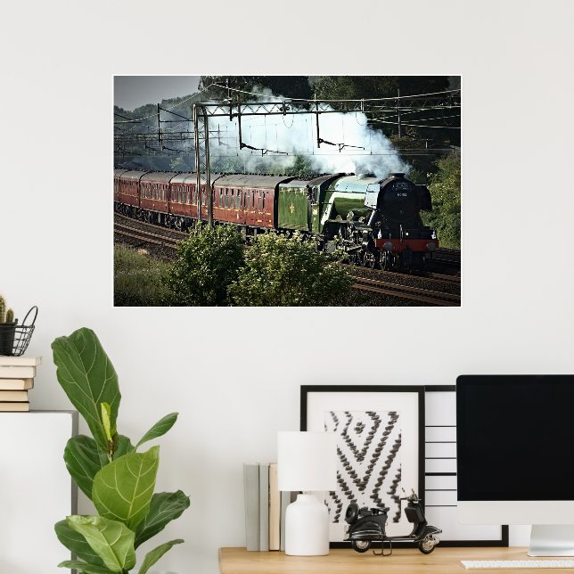 Flying Scotsman On The Mainline (5539) Poster (Home Office)