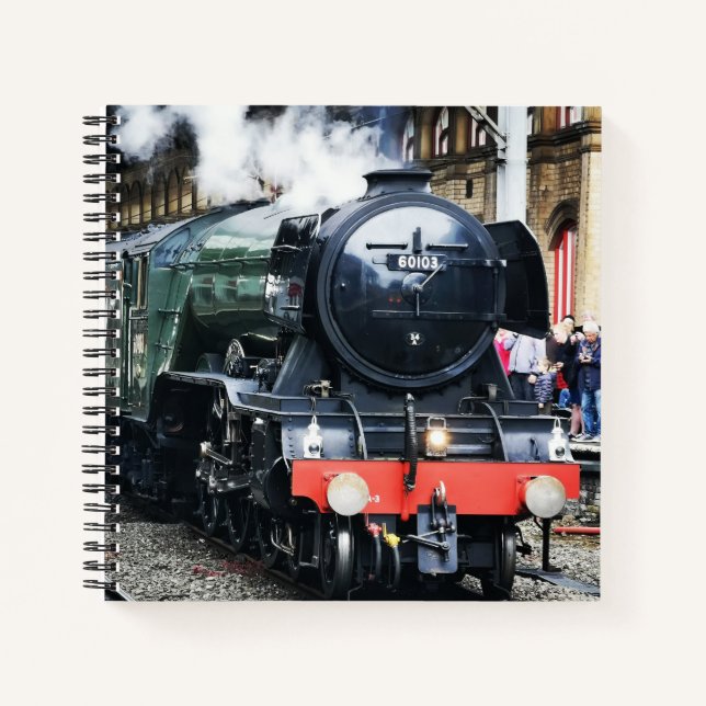 Flying Scotsman Spiral Notebook (Front)
