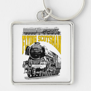 Flying Scotsman Steam Locomotive. 1923 LNER Train Keychain