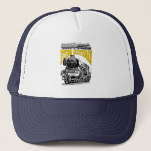 Flying Scotsman Steam Locomotive. 1923 LNER Train Trucker Hat