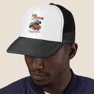 Flying Scotsman Steam Train English Locomotive  Trucker Hat