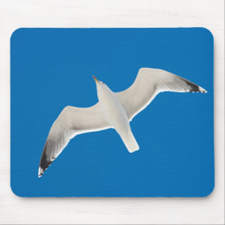 Flying seagull mouse pad