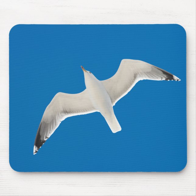 Flying seagull mouse pad (Front)