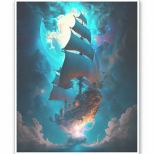 Flying Ship Fantasy Art