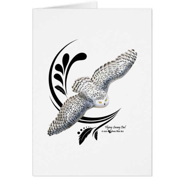 Flying Snowy Owl (Front)