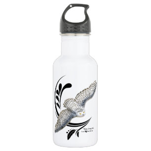 Flying Snowy Owl 532 Ml Water Bottle