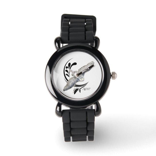 Flying Snowy Owl Watch (Front)