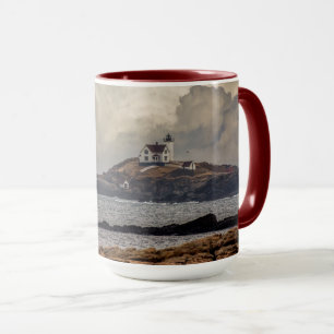 Flying Solo at Nubble Lighthouse Mug