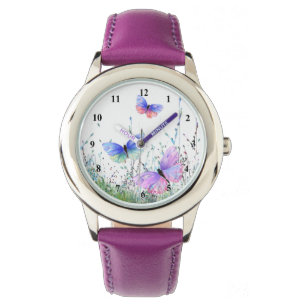 Flying Spring Colourful Butterflies Watch