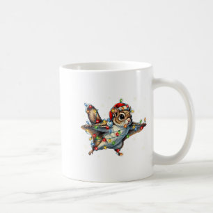 Flying Squirrel Christmas Lights Tee Merry Squirre Coffee Mug