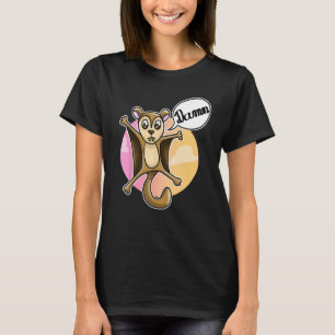Flying squirrel cursing squirrel lady swear word T-Shirt