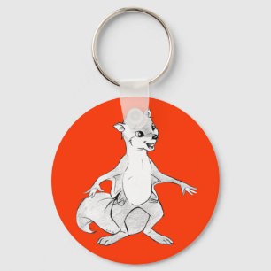 Flying squirrel keychain