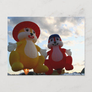Flying Squirrels Postcard
