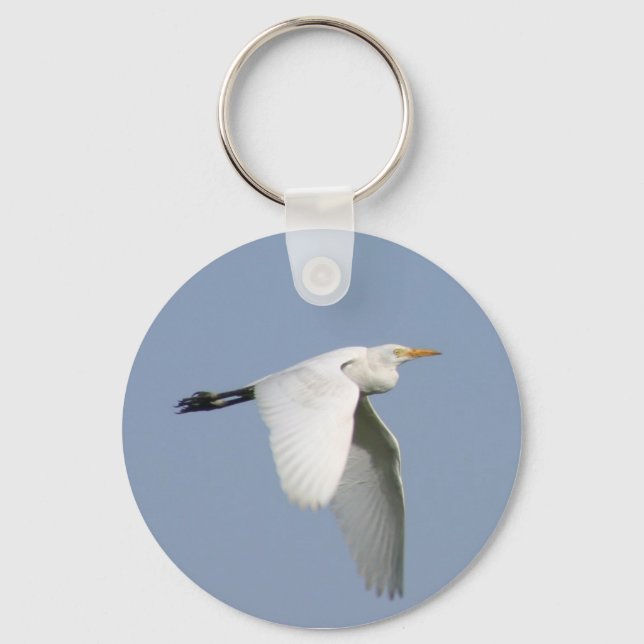 Flying stork keychain (Front)