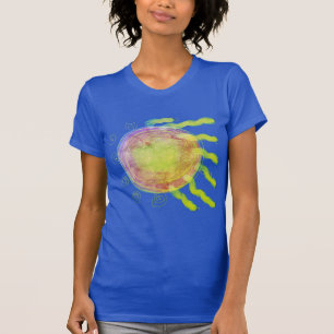 Flying Sun Original Abstract Wearable Art T-Shirt