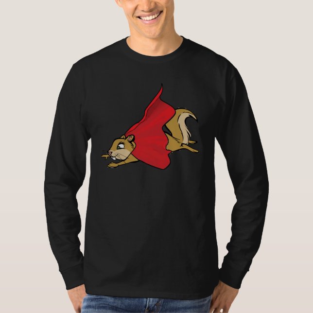 Flying Super Squirrel T-Shirt (Front)