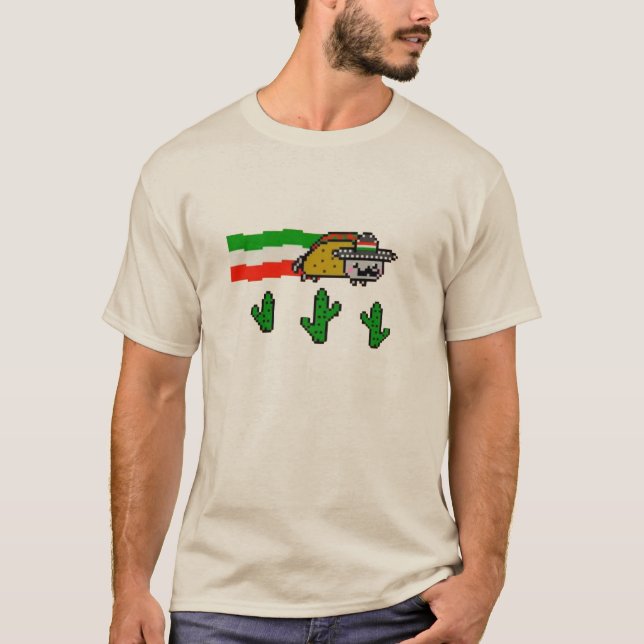 Flying Taco Cat T-Shirt (Front)