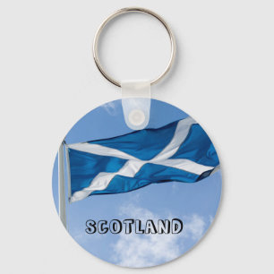 Flying the flag for Scotland Keychain