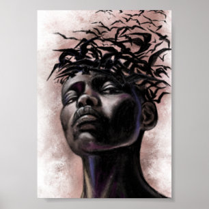 Flying Thoughts - Memories Poster Print - Painting