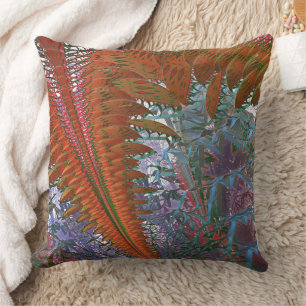 Flying through the Jungle Throw Pillow