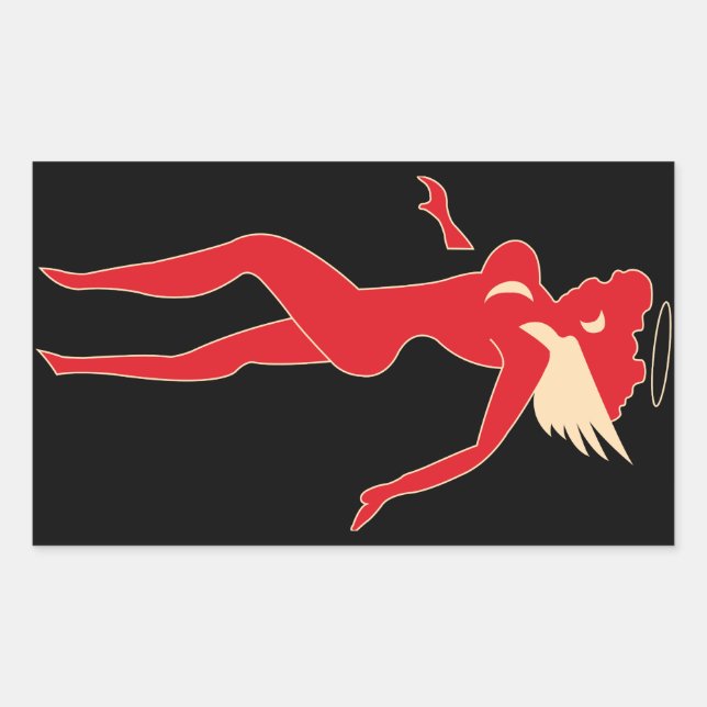 Flying Tigers - Hell's Angel Sticker (Front)