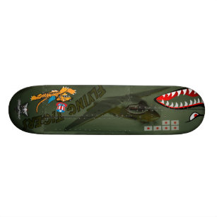 Flying Tigers P-40 Skateboard