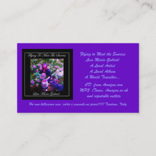 Flying to Meet the Sunrise Business Card