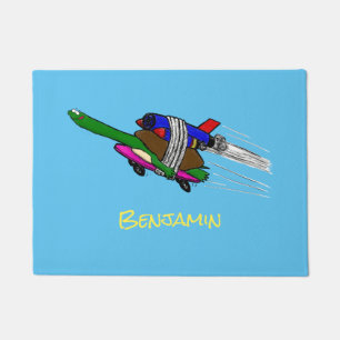 Flying tortoise doormat