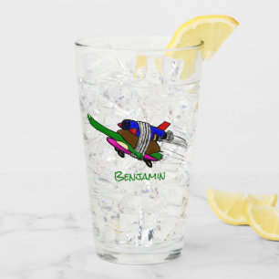 Flying tortoise glass