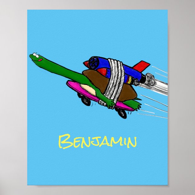 Flying tortoise poster (Front)