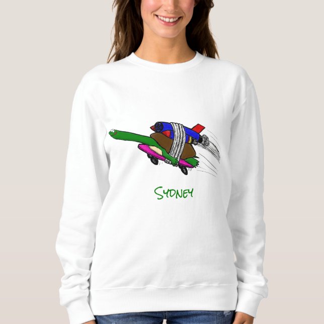 Flying tortoise  sweatshirt (Front)