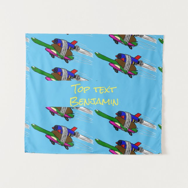 Flying tortoise tapestry (Front (Horizontal))