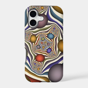 Flying Up, Colourful Modern Abstract Fractal Art