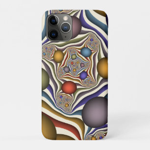 Flying Up Colourful Modern Abstract Fractal Art iPhone 11 Pro Case