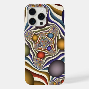 Flying Up Colourful Modern Abstract Fractal Art iPhone 15 Pro Max Case