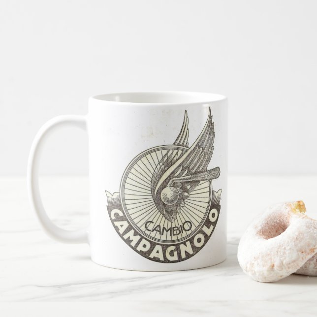 Flying wheel Latte Mug (With Donut)
