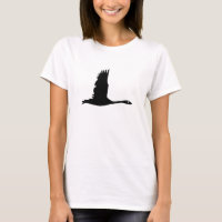 Flying Wild Goose Silhouette - T-shirt