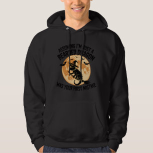 Flying Witch Bearded Dragon Hoodie
