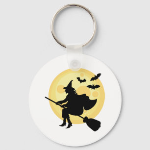 Flying Witch Keychain