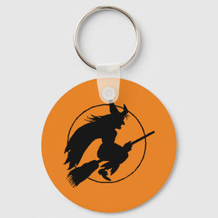 Flying Witch Keychain