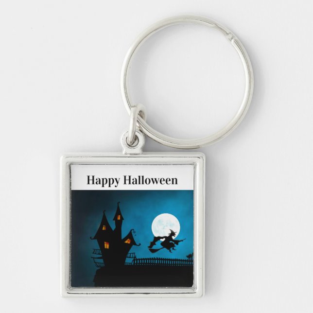 Flying Witch Keychain (Front)