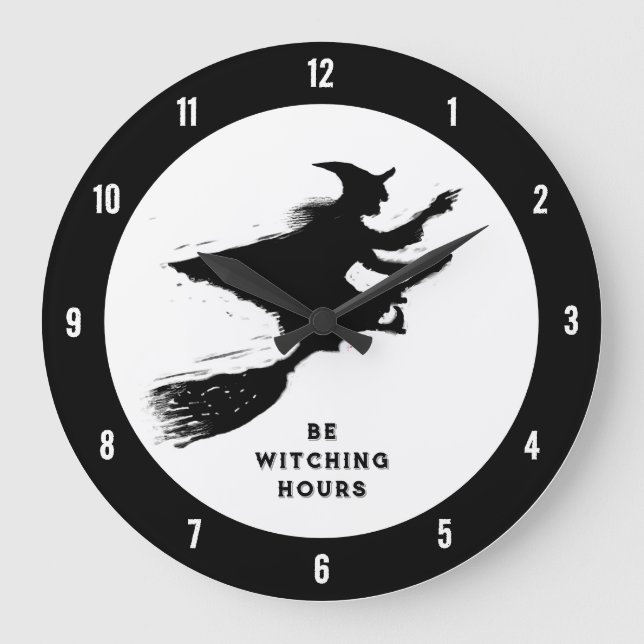 Flying Witch Large Clock (Front)