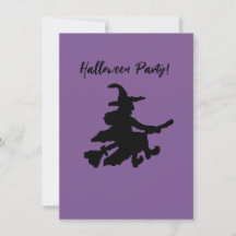 Flying Witch on Purple