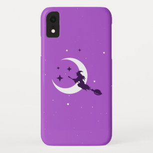 Flying Witch Phone Case / Purple