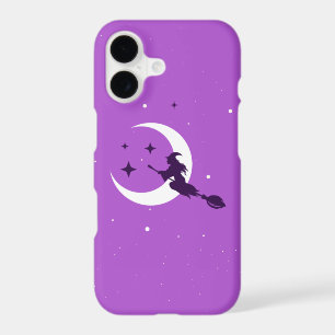 Flying Witch Phone Case / Purple