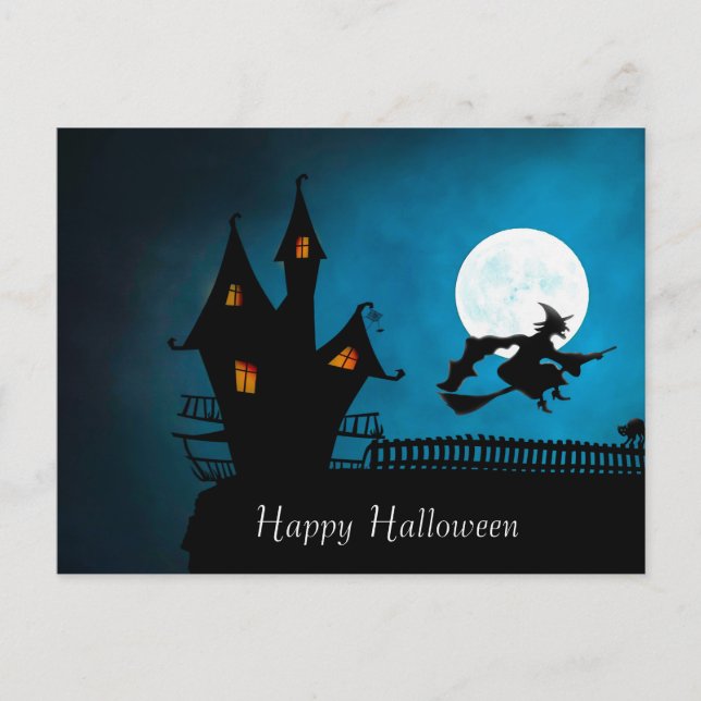 Flying Witch Postcard (Front)